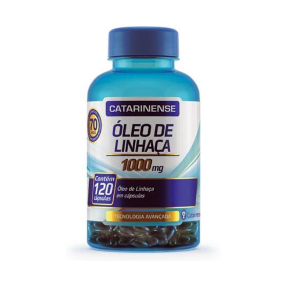 Catarinense Óleo De Linhaça 1000mg C/120 Menor preço em Catarinense Óleo De Linhaça 1000mg C/120