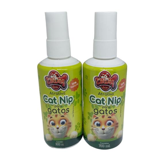 Imagem de Catnip Líquido Para Gatos Atrativo 100ml 2 Unidades