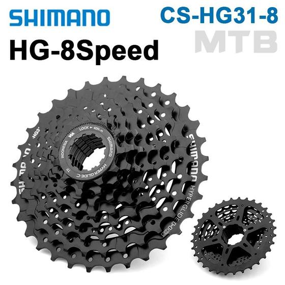 Imagem de Catraca Cassete Shimano K7 8vel HG 31 Para Bike 24vel Nova