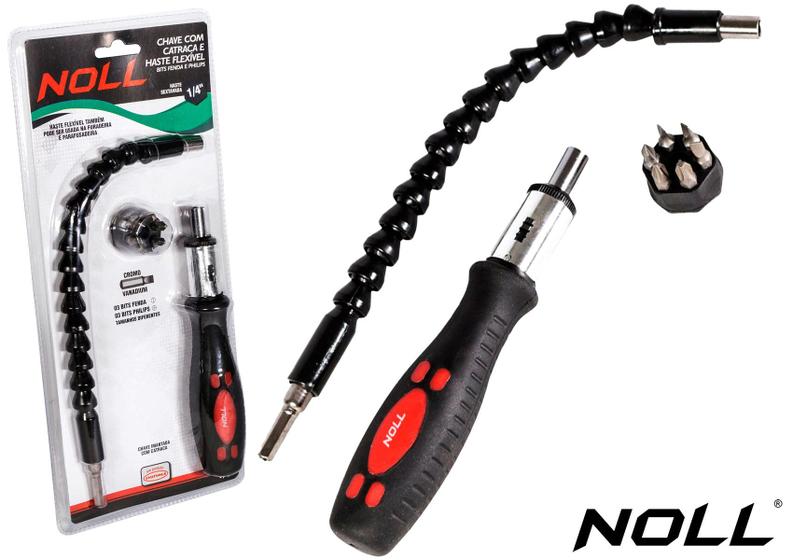 Imagem de Catraca Com Extensor Haste Prolongador Flexivel - Noll
