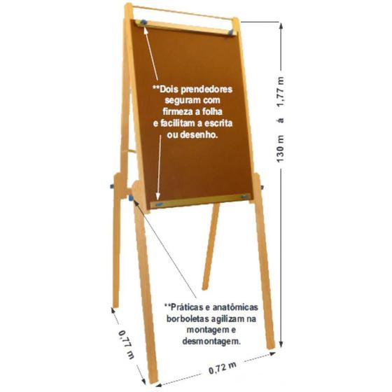 Cavalete flip chart 14029 TRIDENT Flip Chart Magazine Luiza