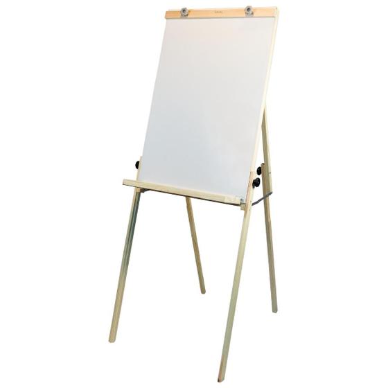 Cavalete Flip Chart Dobrável Quadro Branco Luxo Com nota físcal SOUZA
