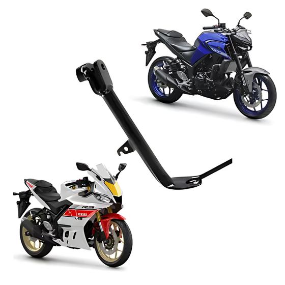 Imagem de Cavalete lateral pedal descanso yamaha mt03 mt 03 yzf r3 r 3 2021 2022 2023 2024 2025
