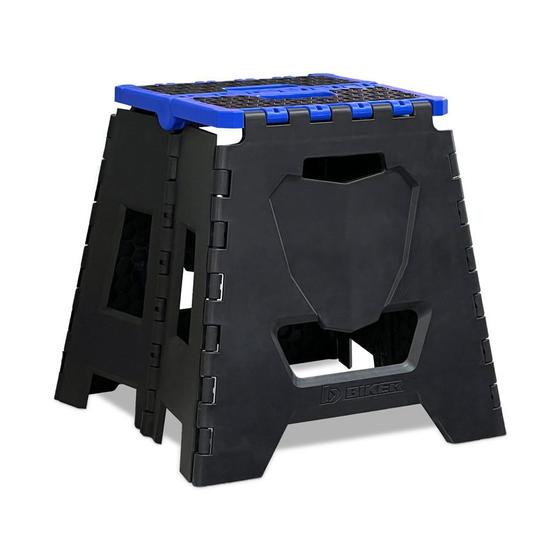 Imagem de Cavalete Motocross Trilha Dobravel Universal Biker - Azul