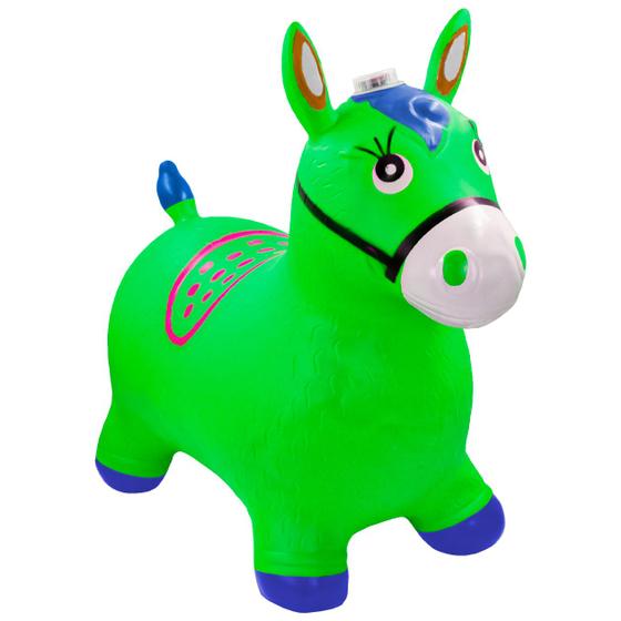 Imagem de Cavalinho De Borracha Brinquedo Pula Upa Upa Infantil Cavalo