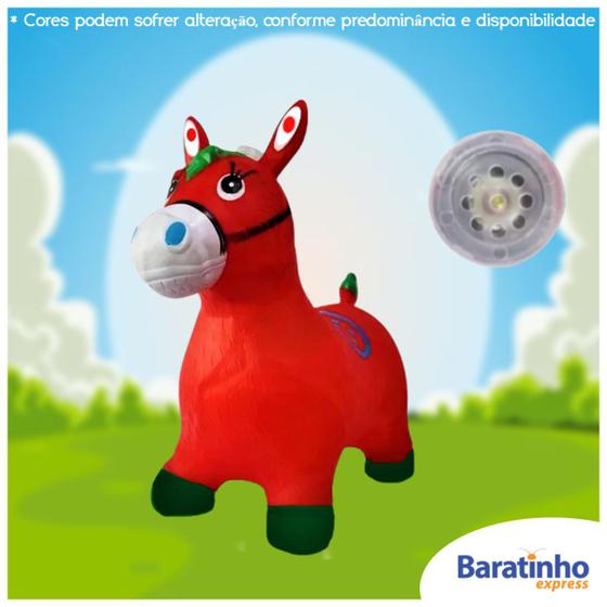 Cavalinho Upa Upa Musical Borracha Resistente Inflável Menor preço em Cavalinho Upa Upa Musical Borracha Resistente Inflável