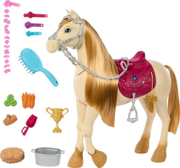 Imagem de Cavalo Barbie Mysteries The Great Horse Chase Com Som e Acessórios HXJ42 - Mattel
