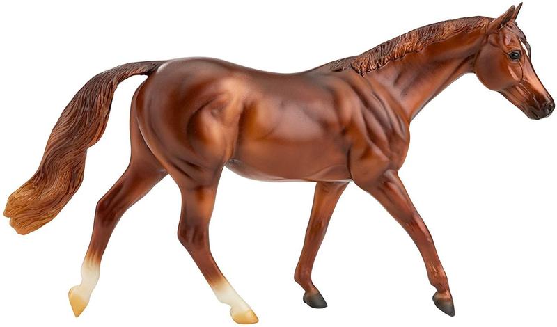 Imagem de Cavalo da Série Breyer Horses Freedom   de castanha-de-cobre 9,75" x 7"  1:12 Escala   de brinquedo de cavalo Modelo 957