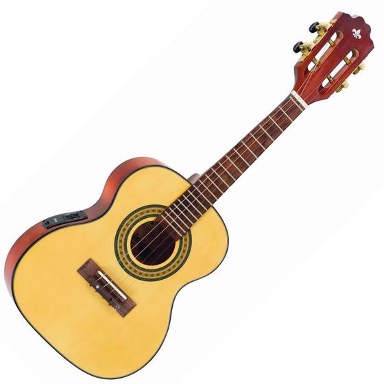 Imagem de Cavaquinho Eletroacústico Strinberg CS25E Natural Clássico Aço