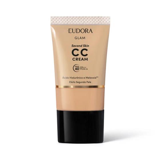 Imagem de CC Cream Eudora Glam Second Skin Cor 35 30ml