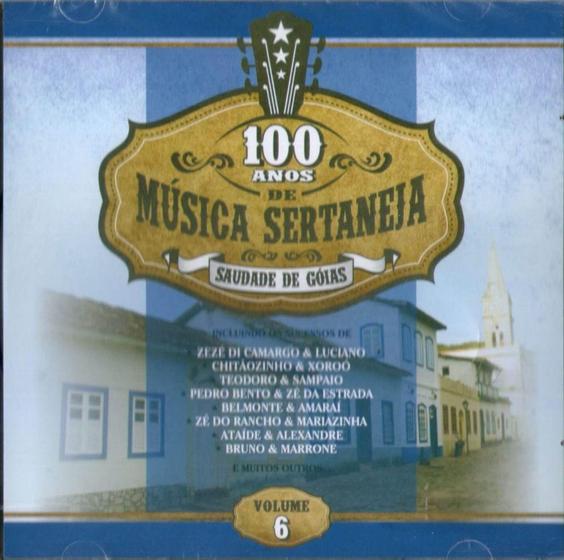 Imagem de Cd 100 anos de música sertaneja volume 6 saudade de góias - LAGUNA MUSIC