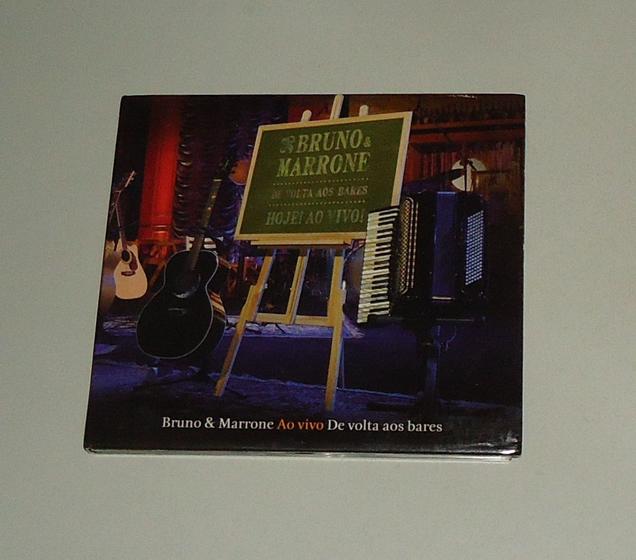 Imagem de cd bruno e marrone*/ de volta aos bares ao vivo (digipack) - sony music