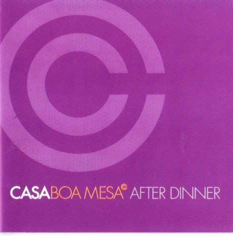 Imagem de CD Casa Boa Mesa -  After Dinner