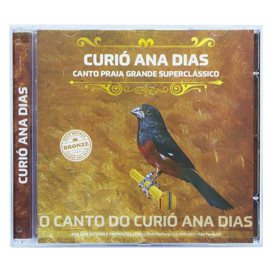 Imagem de CD Curió Ana Dias - Selo Bronze - Canto para Ensinamento Treino