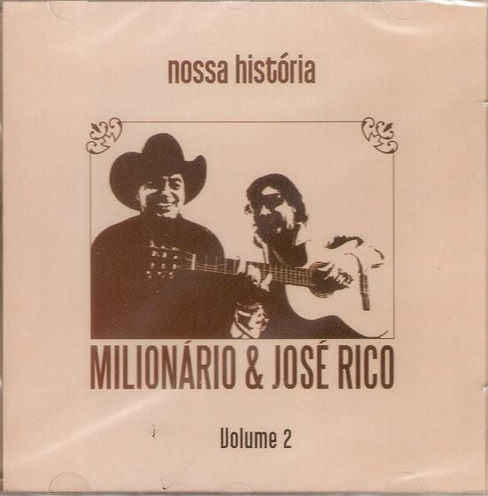 Imagem de Cd Duplo Milionário E José Rico - Nossa História - Volume 2