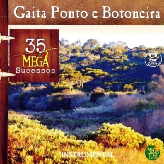 Imagem de CD Gaita Ponto e Botoneira 35 Mega Sucessos Duplo Instrument