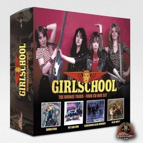 Imagem de Cd - girlschool-the bronze years-four cd box set 4cds