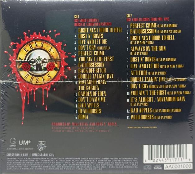 Imagem de CD Guns N' Roses  Use Your Illusion I (Duplo) Digipack