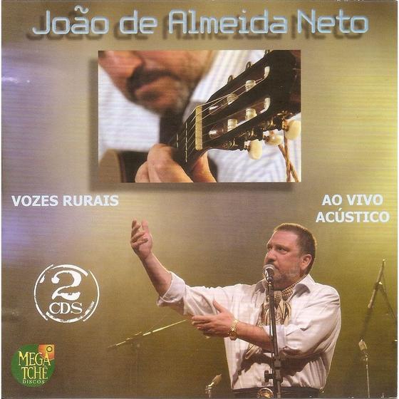 Imagem de CD João de Almeida Neto Vozes Rurais Ao Vivo CD DUPLO