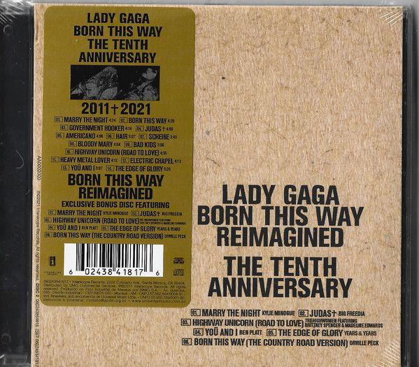 Imagem de Cd lady gaga - born this way the tenth anniversary cd duplo