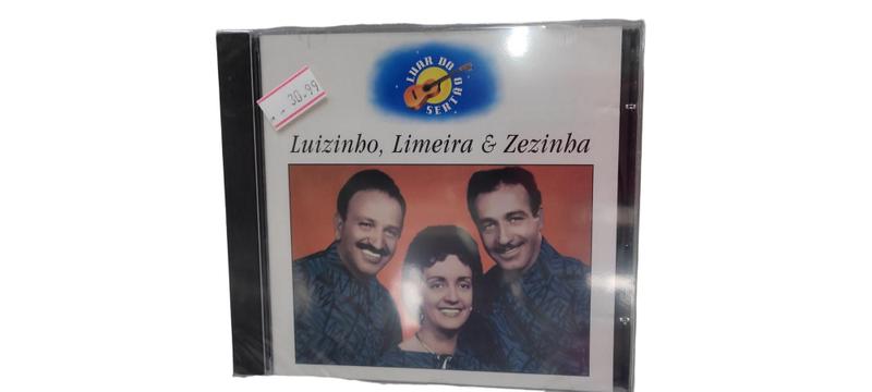 Imagem de cd luar do sertão */ luizinho , limeira e zezinha