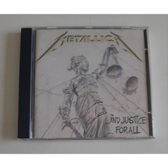 Felpa Con Cappuccio Metallica ...And Justice For All - Uomo, Nera, Cotone/poliestere, Taglie S-5XL
