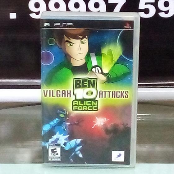 Imagem de CD Original para PSP Ben 10 Alien Force Vilgax Attacks