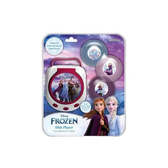 Imagem de Cd Player Disk Player Frozen Elsa Com 3 Discos 8300 Candide Homologação: 149822010251