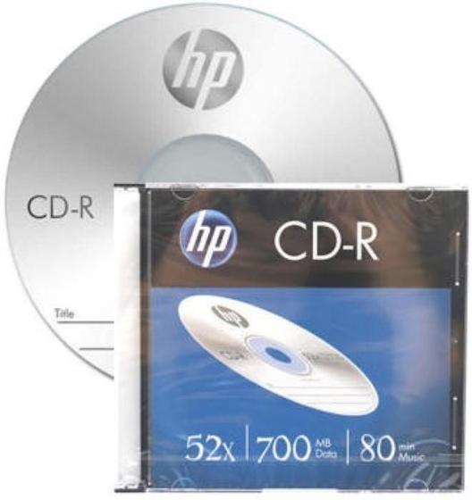 Imagem de Cd-R Gravável 80 Minutos 700Mb Velocidade 52X Slim Unid - Hp