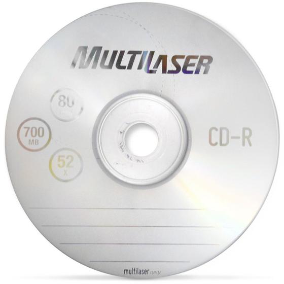 Cd-r Multilaser Gravavel Menor preço em Cd-r Multilaser Gravavel