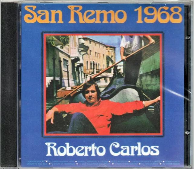 Imagem de Cd roberto carlos 1968 san remo