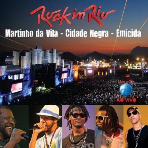 Imagem de CD Rock In Rio Martinho da Vila Cidade Negra Emicida