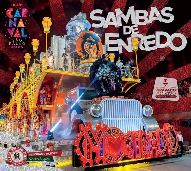 Imagem de Cd Sambas Enredo Carnaval SP 2025 (Cd Triplo  Digipack)