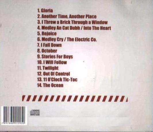 CD U2 Live - Original 14 Músicas - TOP DISC