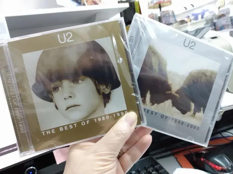 Imagem de Cd U2 - The Best Of 1980-1990 E 1990-2000 - 2 CDS
