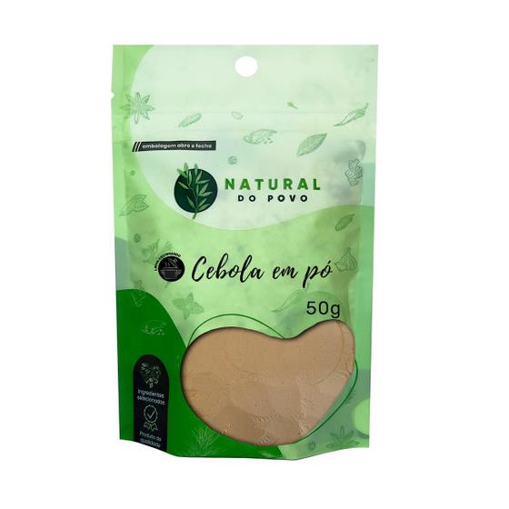 Imagem de Cebola em Pó Tempero Premium 50g Alta Qualidade 100% Natural Pouch  