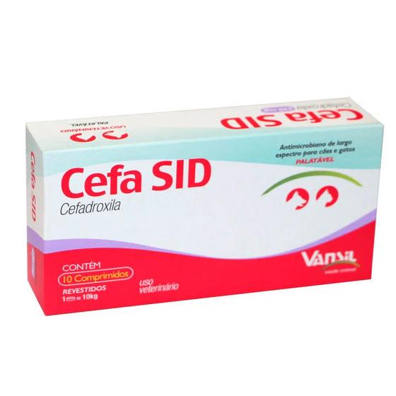 Cefa SID 110mg- 10 Comprimidos Menor preço em Cefa SID 110mg- 10 Comprimidos