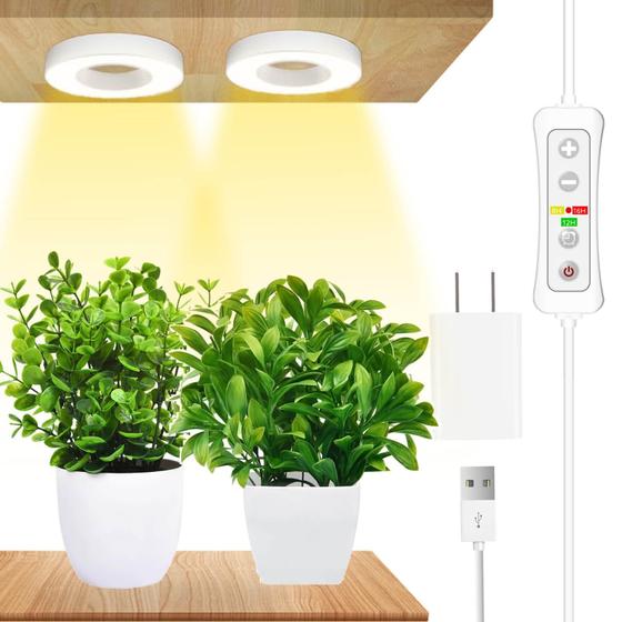 Imagem de Ceiling Grow Light yadoker Full Spectrum para plantas de interior