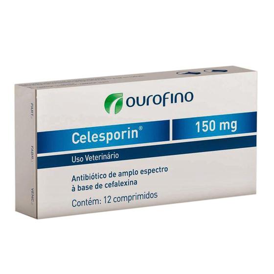 Imagem de CELESPORIN 150mg  - caixa com 12 compr. - Ourofino