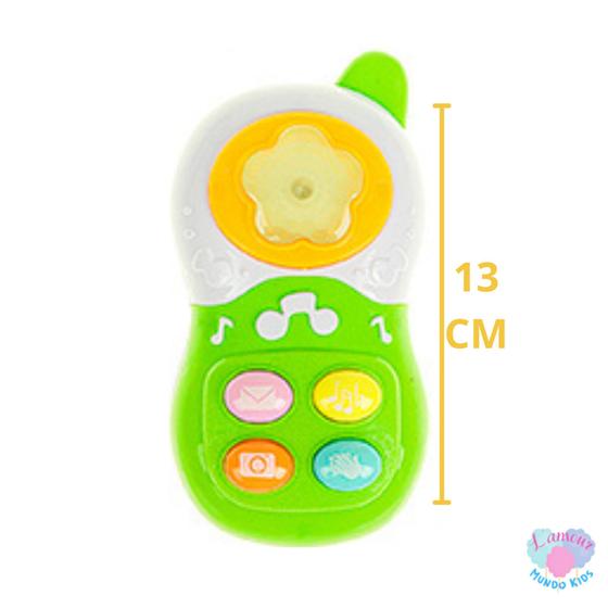 Imagem de Celular baby musical para bebê com luz e som