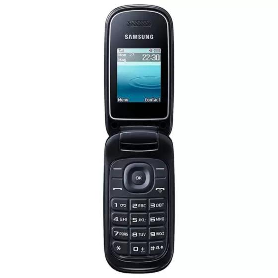 Celular Não Samsung Flip E1272 32mb Preto - Dual Chip