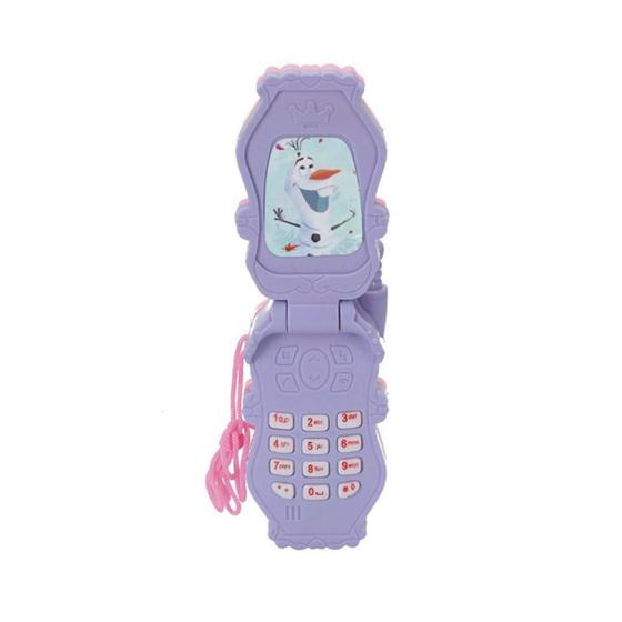 Imagem de Celular Brinquedo Flip Frozen Lilás Luz e Som  etitoys