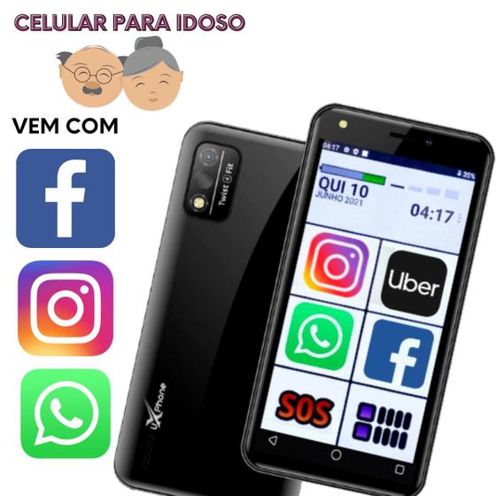 Imagem de Celular Com Flip Para Idoso