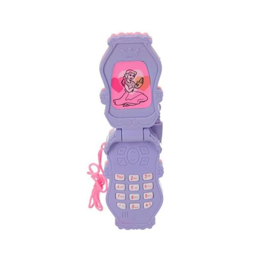 Imagem de Celular de Brinquedo Princesas Rosa Lilás - Etitoys