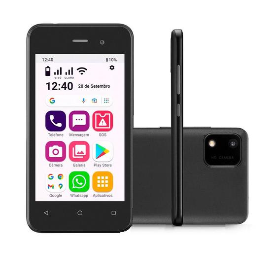 Celular Smartphone Obabox Ob055 32gb Preto - Dual Chip