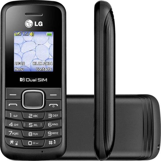 Imagem de Celular Dual Chip LG B220 Desbloqueado 32MB 2G Rádio FM - Preto