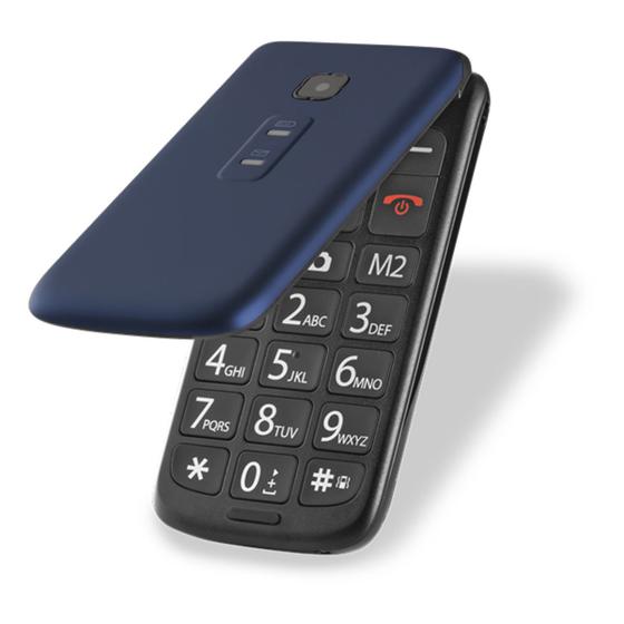 Imagem de Celular Flip Up Dual Chip Azul P9020