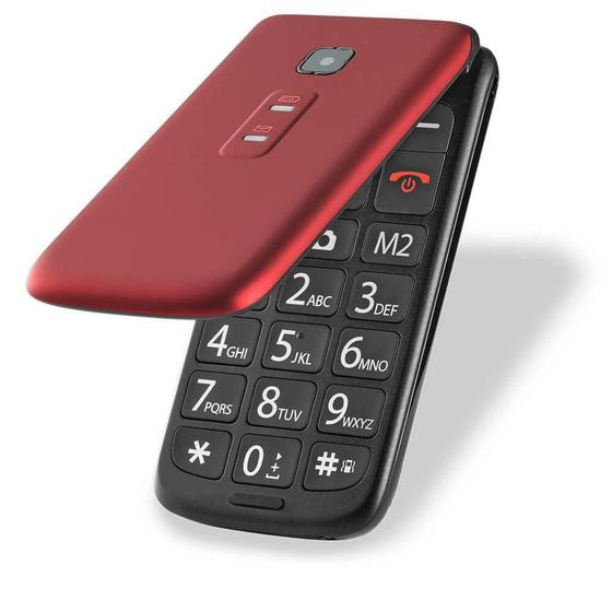 Celular Flip Vita Multilaser Dual Chip e Mp3 - Vermelho - P9021 Menor preço em Celular Flip Vita Multilaser Dual Chip e Mp3 - Vermelho - P9021
