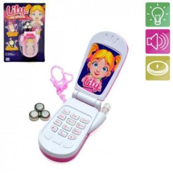 Imagem de Celular Infantil com LUZ e SOM Lily