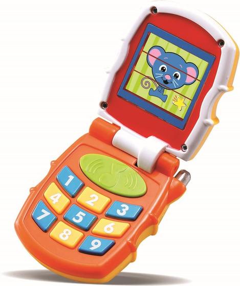 Imagem de Celular Infantil P/ Bebês Baby Phone C/ Luz Som - Zoop Toys